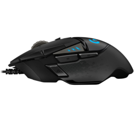 Slika izdelka: Miš Logitech USB G502 HERO optična gaming 11 gumbov 16000DPI RGB črna (910-005470)
