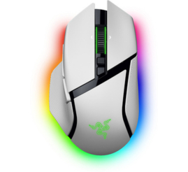 Slika izdelka: Miš Razer brezžična, USB Basilisk V3 Pro optična gaming 11 gumbov 35000DPI RGB bela (RZ01-05240200-R3G1)