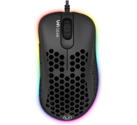 Slika izdelka: Miš UVI USB Lust optična 16000DPI RGB črna (UVILUSTBL)