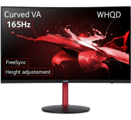 Slika izdelka: Monitor Acer 68,6 cm (27,0")  XZ272UPbmiiphx 2560x1440 Curved Gaming 165Hz VA 4ms 2xHDMI DisplayPort HAS Zvočniki  FreeSync HDR400