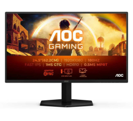 Slika izdelka: Monitor AOC 62,2 cm (24,5") 25G42E 1920x1080 Gaming 180Hz Fast-IPS 0,5ms HDMI DisplayPort  DCI-P3-92% AdaptiveSync G-Sync Compatible HDR10 G4 Series