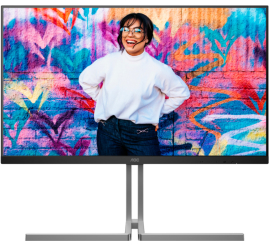 Slika izdelka: Monitor AOC 80 cm (31,5") U32U3CV 3840x2160 Grafika Nano-IPS 4ms 2xHDMI DisplayPort 2xUSB-C 96W 4xUSB3.2 USB-C-Out Pivot Zvočniki 2x3W  3H DCI-P3-98% AdaptiveSync RJ45 KVM HDR400 UltraLine