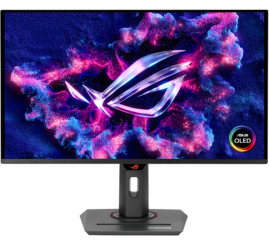 Slika izdelka: Monitor Asus 67,3 cm (26,5") XG27ACDNG 2560x1440 Gaming 360Hz QD-OLED 0,03ms 2xHDMI DisplayPort USB-C 90W 3xUSB3.2 Pivot  DCI-P3 FreeSync Premium PRO G-Sync Compatible HDR400 ROG Strix Delta E<2 calib