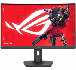 Slika izdelka: Monitor Asus 68,6 cm (27,0") XG27WCS 2560x1440 Curved Gaming 180Hz Fast-VA 1ms HDMI DisplayPort USB-C 7,5W HAS  DCI-P3-95% AdaptiveSync FreeSync HDR400 ROG Strix