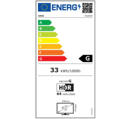 Slika izdelka: Monitor Asus 80 cm (31,5") XG32VC 2560x1440 Curved Gaming 170Hz VA 1ms HDMI DisplayPort USB-C 15W 2xUSB3.2 Pivot  sRGB125% FreeSync Premium Pro KVM