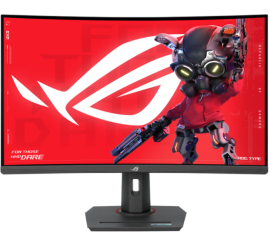 Slika izdelka: Monitor Asus 80 cm (31,5") XG32WCS 2560x1440 Curved Gaming 180Hz Fast-VA 1ms HDMI DisplayPort USB-C 7,5W USB-C-Out HAS  DCI-P3-90% FreeSync HDR10 ROG Strix