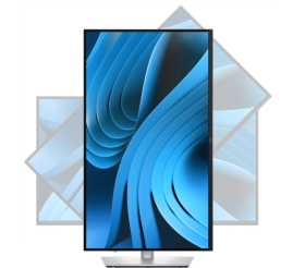 Slika izdelka: Monitor Dell 68,6 cm (27,0") P2725QE 3840x2160 100Hz IPS 5ms HDMI DisplayPort USB-C 90W 3xUSB3.2 USB-C-Out Pivot  sRGB99% RJ45 ProPlus