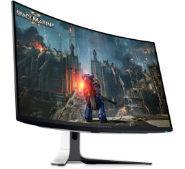 Slika izdelka: Monitor Dell 81,3 cm (32,0") AW3225QF 3840x2160 Curved Gaming 240Hz OLED 0,03ms 2xHDMI DisplayPort 2xUSB3.2 HAS  sRGB99% G-Sync Compatible HDR400 Alienware