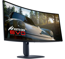 Slika izdelka: Monitor Dell 86,4 cm (34,0") AW3425DW 3440x1440 Curved Gaming 240Hz QD-OLED 0,03ms 2xHDMI DisplayPort USB3.2 USB-C-Out HAS  DCI-P3-99,3% FreeSync Premium PRO G-Sync Compatible HDR400 Alienware