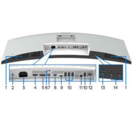 Slika izdelka: Monitor Dell 86,4 cm (34,0") U3425WE 3440x1440 Curved 120Hz IPS 5ms HDMI DisplayPort Thunderbolt4 USB-C 90W Thunderbolt4-Out 5xUSB3.2 2xUSB-C-Out Pivot Zvočniki 2x5W  3H DCI-P3-98% RJ45 KVM
