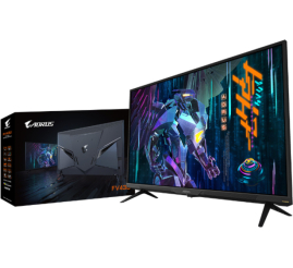 Slika izdelka: Monitor GigaByte 109,2 cm (43,0") FV43U 3840x2160 Gaming 144Hz VA 1ms HDMI DisplayPort USB-C 2xUSB3.0 Zvočniki  sRGB150% FreeSync Premium Pro KVM HDR1000 Aorus