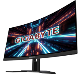 Slika izdelka: Monitor GigaByte 68,6 cm (27,0") G27QC A 2560x1440 Curved Gaming 165Hz VA 1ms 2xHDMI DisplayPort 2xUSB3.0 HAS Zvočniki  sRGB132% AdaptiveSync