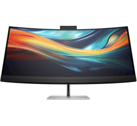 Slika izdelka: Monitor HP 100,8 cm (39,7") 740pm 5120x2160 Curved konferenca IPS 5ms HDMI DisplayPort 2xThunderbolt3 USB-C 100W 4xUSB3.2 HAS Kamera Zvočniki 2x5W  3H DCI-P3-98% RJ45