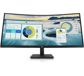 Slika izdelka: Monitor HP 86,4 cm (34,0") P34hc G4 3440x1440 Curved VA 5ms HDMI DisplayPort USB-C 65W 4xUSB3.2 HAS Zvočniki  3H sRGB99%