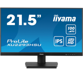 Slika izdelka: Monitor Iiyama 54,6 cm (21,5) XU2293HSU-B7 1920x1080 100Hz IPS 1ms HDMI DisplayPort 2xUSB2.0 Zvočniki  sRGB96% FreeSync ProLite