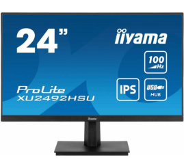 Slika izdelka: Monitor Iiyama 60,5 cm (23,8") XU2492HSU-B6 1920x1080 100Hz IPS 4ms HDMI DisplayPort 4xUSB3.2 Zvočniki  ProLite