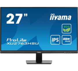 Slika izdelka: Monitor Iiyama 68,6 cm (27,0") XU2763HSU-B1 1920x1080 100Hz IPS 3ms HDMI DisplayPort 2xUSB3.2 Zvočniki  3H sRGB96% FreeSync ProLite