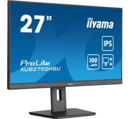Slika izdelka: Monitor Iiyama 68,6 cm (27,0") XUB2792HSU-B6 1920x1080 100Hz IPS 0,4ms HDMI DisplayPort 4xUSB3.2 Pivot Zvočniki  sRGB99% AdaptiveSync ProLite