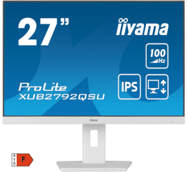 Slika izdelka: Monitor Iiyama 68,6 cm (27,0") XUB2792QSU-W6 2560x1440 100Hz IPS 0,4ms HDMI DisplayPort 4xUSB3.2 Pivot Zvočniki  sRGB99% FreeSync ProLite RGB