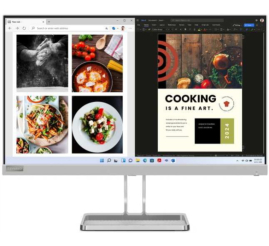 Slika izdelka: Monitor Lenovo 60,5 cm (23,8") L24i-40 1920x1080 100Hz IPS 4ms VGA HDMI Zvočniki 2x3W  FreeSync