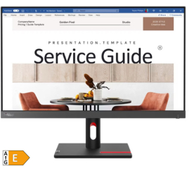 Slika izdelka: Monitor Lenovo 60,5 cm (23,8") S24i-30 1920x1080 100Hz IPS 4ms VGA HDMI  sRGB99% ThinkVision