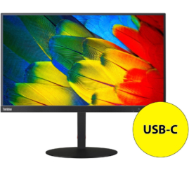 Slika izdelka: Monitor Lenovo 60,5 cm (23,8") T24m-10 1920x1080 IPS 4ms HDMI DisplayPort USB-C 4xUSB3.0 Pivot  sRGB99%