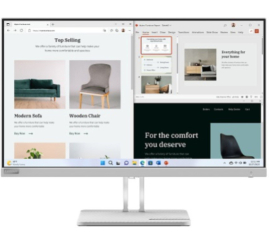Slika izdelka: Monitor Lenovo 68,6 cm (27,0") L27e-40 1920x1080 100Hz VA 4ms VGA HDMI  NTSC72% FreeSync Podstavek za telefon