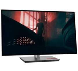 Slika izdelka: Monitor Lenovo 68,6 cm (27,0") P27h-30 2560x1440 IPS 4ms HDMI DisplayPort USB-C 100W DP-Out 4xUSB3.2 USB-C-Out Pivot  DCI-P3-95% RJ45 ThinkVision