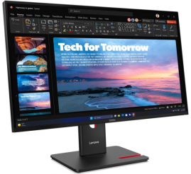 Slika izdelka: Monitor Lenovo 68,6 cm (27,0") T27QD-40 2560x1440 120Hz IPS 4ms HDMI DisplayPort USB-C 100W DP-Out 3xUSB3.2 USB-C-Out Pivot  sRGB99% RJ45 HDR10 ThinkVision