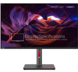 Slika izdelka: Monitor Lenovo 80 cm (31,5") P32p-30 3840x2160 Grafika IPS 4ms HDMI DisplayPort Thunderbolt4 USB-C 100W Thunderbolt4-Out 4xUSB3.2 Pivot  DCI-P3-95% RJ45 KVM ThinkVision črna