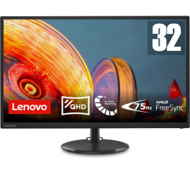 Slika izdelka: Monitor Lenovo 81,0 cm (31,5") D32Q-20 2560x1440 75Hz 4ms IPS HDMI DisplayPort NTSC72% FreeSync 