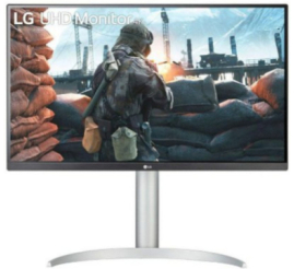 Slika izdelka: Monitor LG 68,6 cm (27,0") 27UP650P-W 3840x2160 IPS 5ms 2xHDMI DisplayPort Pivot  DCI-P3-95% FreeSync HDR400 srebrno-bel