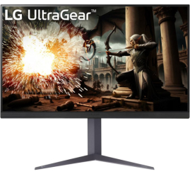 Slika izdelka: Monitor LG 80 cm (31,5") 32GS75QX 2560x1440 Gaming 180Hz IPS 1ms 2xHDMI DisplayPort Pivot  sRGB99% FreeSync G-Sync Compatible HDR400 UltraGear črna