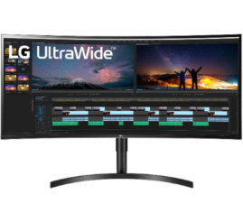 Slika izdelka: Monitor LG 96,5 cm (38,0") 38WN75C-B 3840x1600 Curved IPS 5ms 2xHDMI DisplayPort HAS zvočniki sRGB99% HDR10