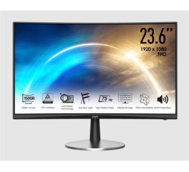 Slika izdelka: Monitor MSI 60,5 cm (23,8") PRO MP242C 1920x1080 75Hz VA 5ms VGA HDMI Zvočniki  sRGB98%