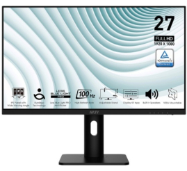 Slika izdelka: Monitor MSI 68,6 cm (27,0") MP273AP 1920x1080 100Hz IPS 1ms VGA HDMI DisplayPort Pivot Zvočniki 2x3W  sRGB106% FreeSync PRO