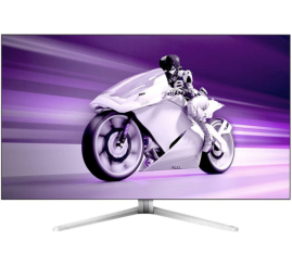 Slika izdelka: Monitor Philips 105,4 cm (41,5) 42M2N8900 3840x2160 138Hz OLED 0,1ms 2xHDMI DisplayPort USB-C 90W 4xUSB3.2 HAS Zvočniki  sRGB AdaptiveSync KVM HDR10 Envia Bele barve