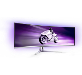 Slika izdelka: Monitor Philips 124,5 cm (49,0") 49M2C8900AM 5120x1440 Curved Gaming 240Hz QD-OLED 0,03ms 2xHDMI DisplayPort USB-C 90W 4xUSB3.2 HAS Zvočniki 4x7,5W  2H DCI-P3-99% FreeSync Premium PRO G-Sync Compatibl