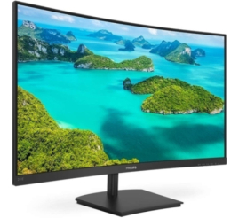Slika izdelka: Monitor Philips 59,9 cm (23,6") 241E1SCA 1920x1080 Curved 75Hz VA 4ms VGA HDMI zvočniki FreeSync