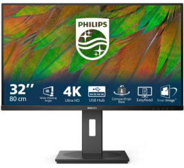 Slika izdelka: Monitor Philips 80 cm (31,5") 32B1N3800 3840x2160 IPS 4ms 2xHDMI DisplayPort 4xUSB3.2 Pivot Zvočniki 2x3W  3H sRGB122% AdaptiveSync