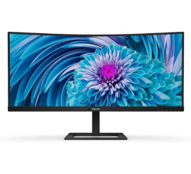 Slika izdelka: Monitor Philips 86,4 cm (34,0") 346E2CUAE 3440x1440 Curved 100Hz VA 1ms HDMI DisplayPort USB-C 65W 4xUSB3.2 HAS Zvočniki 2x5W  sRGB121,3% SeparateSync E-Line
