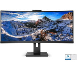 Slika izdelka: Monitor Philips 86,4 cm (34,0") 346P1CRH 3440x1440 Curved 100Hz VA 4ms HDMI DisplayPort USB-C 90W 4xUSB3.2 HAS Kamera Zvočniki  2H sRGB120% KVM RJ45 HDR400