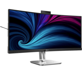 Slika izdelka: Monitor Philips 86,4 cm (34,0") 34B2U6603CH 3440x1440 Curved konferenca 120Hz IPS 4ms 2xHDMI DisplayPort Thunderbolt4 USB-C 100W 4xUSB3.2 USB-C-Out HAS Zvočniki 2x5W  3H sRGB101% RJ45 KVM HDR