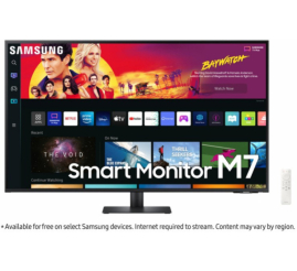 Slika izdelka: Monitor Samsung 109,2 cm (43,0") S43BM700UP 3840x2160 Smart TV Tizen VA 4ms 2xHDMI USB-C 2xUSB2.0 Zvočniki 2x5W  BT WiFi 2xUSB2.0 HDR10 Smart M7 Daljinec