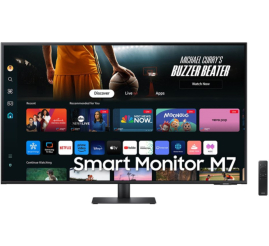 Slika izdelka: Monitor Samsung 109,2 cm (43,0") S43DM702UU 3840x2160 Smart TV Tizen VA 4ms 2xHDMI USB-C 65W USB Zvočniki 2x10W  NTSC72% BT WiFi HDR10 Smart M7