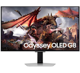 Slika izdelka: Monitor Samsung 81,3 cm (32,0") S32DG802SU 3840x2160 Gaming Tizen 240Hz OLED 0,03ms 2xHDMI DisplayPort 2xUSB3.2 Pivot Zvočniki 2x5W  DCI-P3-99% FreeSync Premium PRO G-Sync Compatible BT WiFi HDR10+