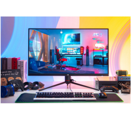 Slika izdelka: Monitor TitanArmy 81,3 cm (32,0") P32A2V 3840x2160 Gaming 160Hz Fast-IPS 1ms 2xHDMI HDMI DisplayPort USB-C 65W 2xUSB Zvočniki 2x5W  DCI-P3-98% AdaptiveSync FreeSync G-Sync Compatible HDR600