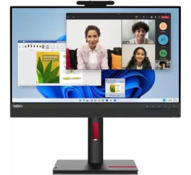 Slika izdelka: Monitor touch Lenovo 60,5 cm (23,8") TIO 24 G5 1920x1080 POS IPS 4ms HDMI DisplayPort USB3.2 Pivot Kamera Zvočniki 2x3W  sRGB99% KVM