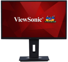 Slika izdelka: Monitor Viewsonic 59,9 cm (23,8") VG2448 1920x1080 75Hz IPS 5ms VGA HDMI DisplayPort Pivot 1/4xUSB3.0 zvočniki 3H 
