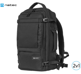 Slika izdelka: Nahrbtnik za notesnik 39,6 cm (15,6″) Natec CAMEL LITE univerzalni 2v1 črn
